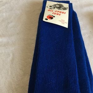 All Sport all purpose adult medium sport blue tube sock Fits sizes 8-12 NWT